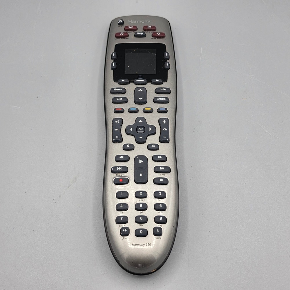 Logitech Remote Control Unisex OS Silver Harmony 650 Universal Programmable TV